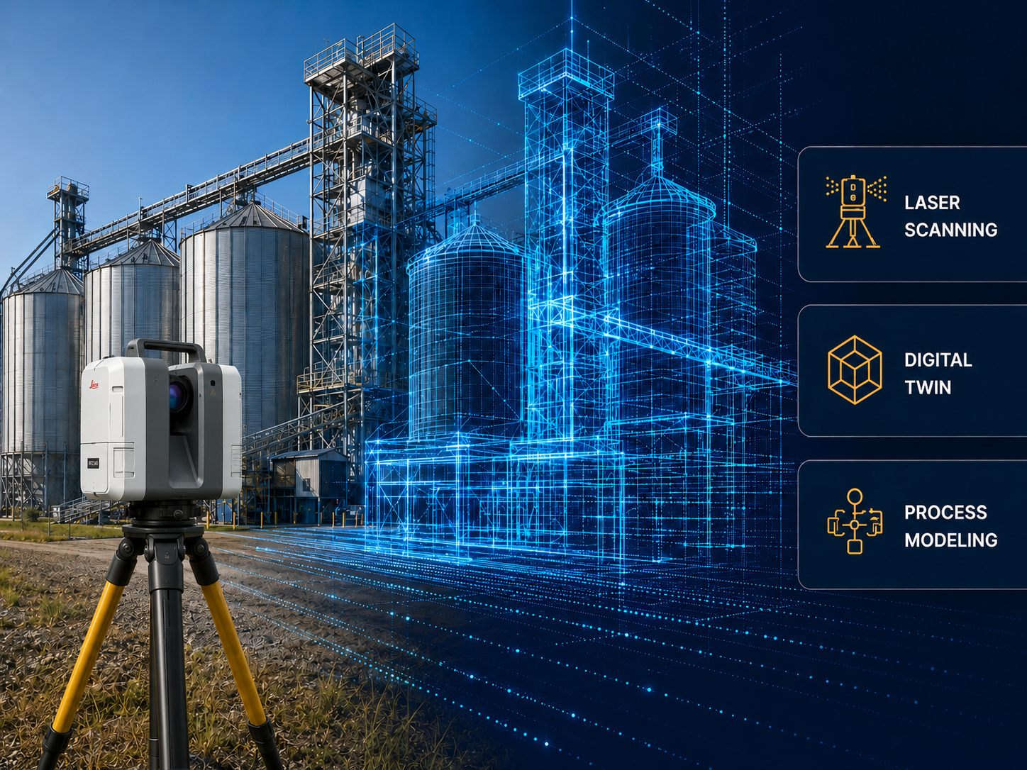 Agriculture Digital Twin Laser Scanning